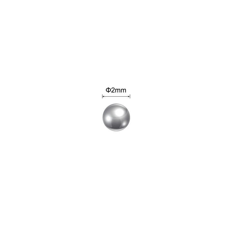 sourcing map 2500pcs 2mm Carbon Steel Bearing Balls G1000 Precision