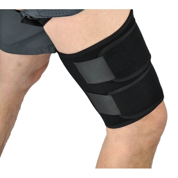 Medical Grade Thigh Hamstring Support Compression Brace Wrap Adjustable Neoprene
