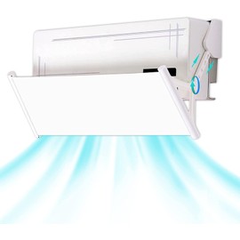AlaSou Air Conditioner Windscreen Cover, Air Conditioner Cold Protection, Wind Protection, Direction Adjustment, Air Direction Adjustment, Hanging Type, No Holes/Construction Required, Lightweight,