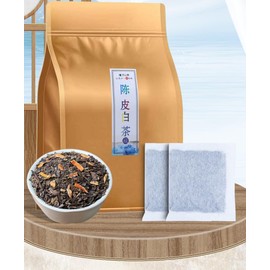 Bacilio White Tea Chen Skin Rich in Powerful Antioxidants Perfect Combination of White Tea and Chen Skin Chinese Tea White Tea White Tea Chen Skin White Tea Bag from Fujian Origin (30 Packs)