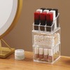 Ckoytals 2 PCS Lipstick Organizer and Storage, Acrylic Lipstick Holder,