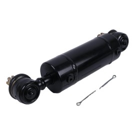 YUXSOUQ Hydraulic Power Steering Cylinder 4 Wheel Steer AWS AM118795 AM147173 Compatible with John Deere 425B, 445D, 455D, 455E Tractor with 2 Castle Nuts, Cotter Pins