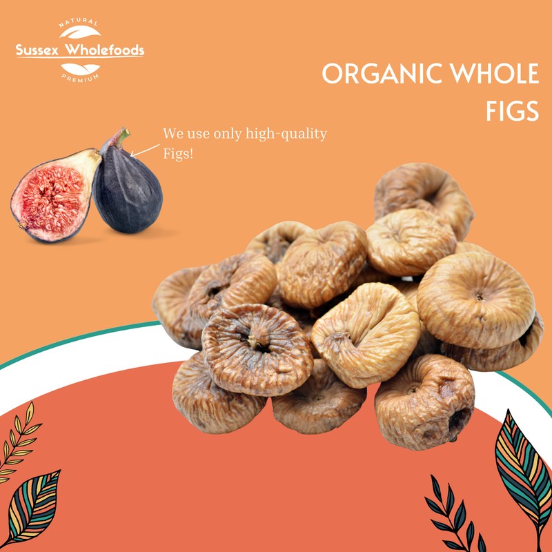 Sussex Wholefoods Organic Figs 250g: Taste The Goodness!