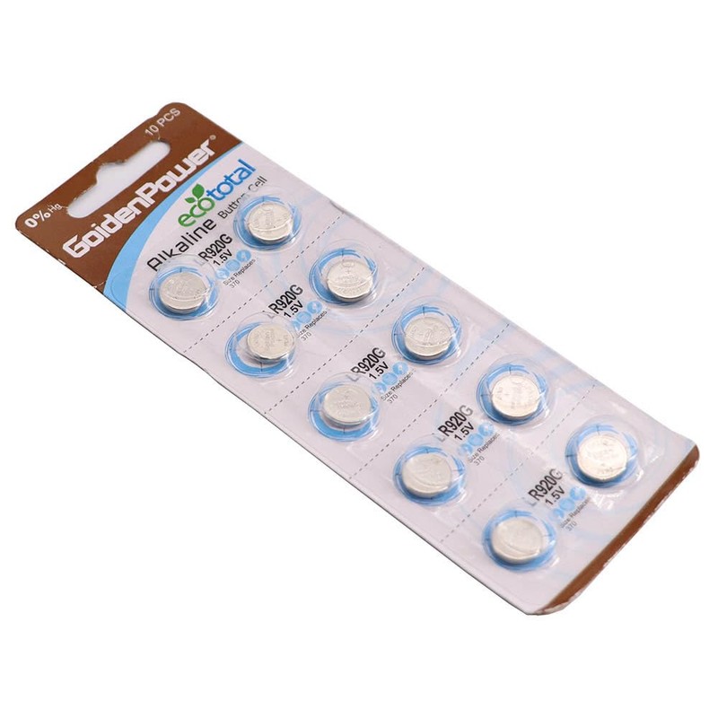 Golden Power LR920GH Alkaline Button Cell 1.5V Battery Hi-Pro Strongest