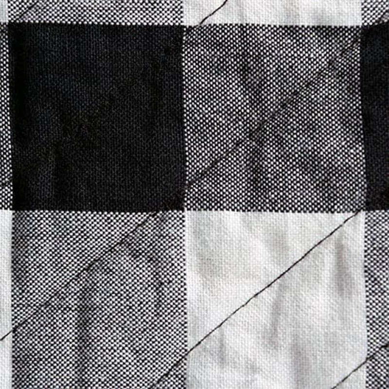 Daowwui -Check Classic Farmhouse Kitchen Set Insulation Pad Oven Mitt