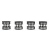 4PCS Spring Speaker Spikes Sound Dampening Feet for HiFi Amplifier/Speaker/Turntable/PlayerBlack