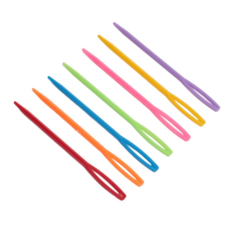 1000PCS Large Eye Plastic Sewing Needles Yarn Needles Weaving Needles