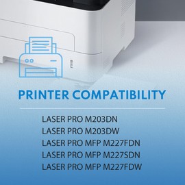 30X CF230X Black Toner Cartridge High Yield 2-Pack with Chip 30X Ink Remanufactured Replacement for HP 30X 30A CF230A for Laser Pro MFP M227fdw M203dw M227fdn M203dn M227sdn M203d M227 M203 Printer