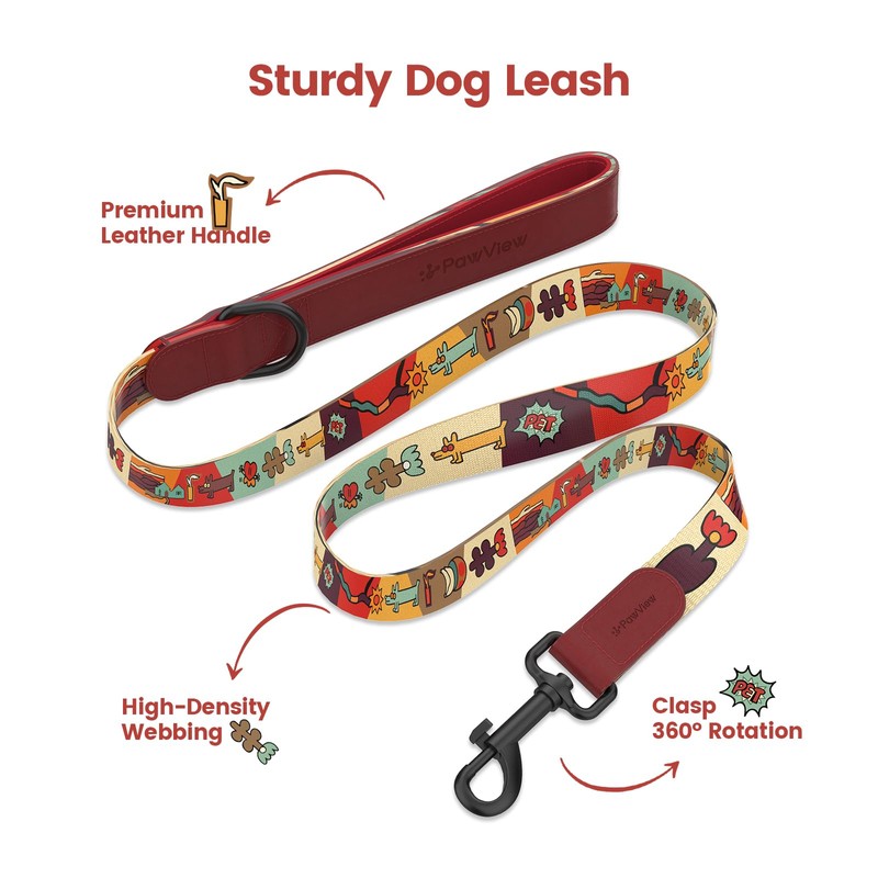 Pawview Puppy Collar and Lead sets with Dog ID Tag
