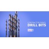 Drill America 5 Piece Contractor High Speed Steel Black and