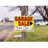 Sunburst Systems 3610 Garage Sale Sign 14" x 11" Neon,