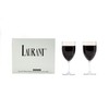 LAURANT Plastic Wine Glasses Crystal Clear Premium BPA free Reusable
