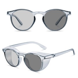 FEISEDY B1296 Pollen Glasses, Pollen Sunglasses, Blue Light Cut, Polarized Dimming, Discoloration, UV Protection, Protection Glasses, Pollen Prevention Glasses, Men's, Women's, UV Protection,