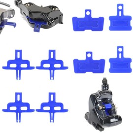 8 Pcs Hydraulic Disc Brake Pads Durable Bicycle Brake Spacer Universal Bike Oil Disc Protector Bike Parts Cycling Accessories Prevent Empty Pinch Mountain Bike Oil Disc Protector