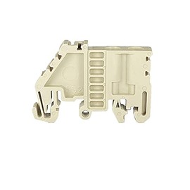 ICI Dinkle SS2 DIN Rail Terminal Block End Bracket 32mm 35 mm Rail, Pack of 4