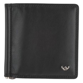 Golden Head Polo RFID Protect Money Clip Billfold Wallet Black, black, Casual