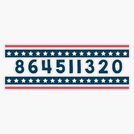 LAD Studio 864511320 Election Sticker Bumper Sticker Vinyl Decal 5""