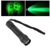 Green Light LED Flashlight Zoomable Portable Single Mode Green Hunting