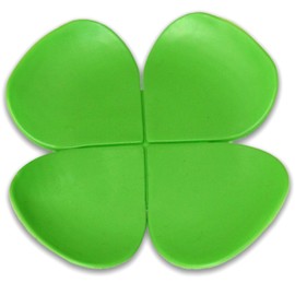 Lucore Four Leaf Clover Beer Coasters - Lucky 7 pcs set Silicone Drink Mats