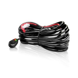 RIGIDON Wiring Harness Additional Headlight Cable Set Relay Adapter for Car Headlight Work Light Daytime Running Lights Light Strips 24 V/40 A (Model G for 1 Lamp)