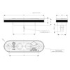 BUL BARS 2 x 2 SMD LED Red Side Light