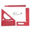 HOKIMEEN 3D Multi Angle Measuring Ruler, Plastic Woodworking Square with