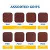 160 Pcs Detail Sanding Pads Multi Grits | 93mm Triangle