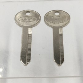 Ford 2 Vintage OEM Ford Key Blanks “Family Of Fine Cars” 67-93 Door Keys 67FD