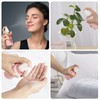 HOMBYS Empty Clear Glass 2oz Small Spray Bottles with Silicone