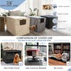 Explore Land Dog Crate Cover Heavy Duty Polyester Pet Kennel