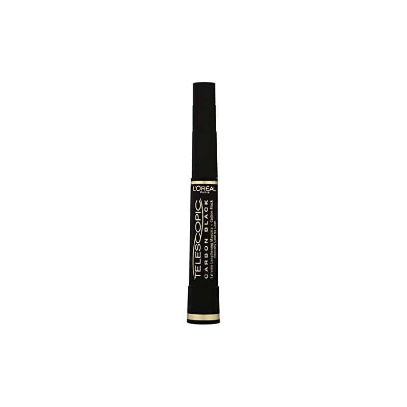 L´Oréal Paris Mascara de Pestañas Carbon Black Telescopic, 8ml