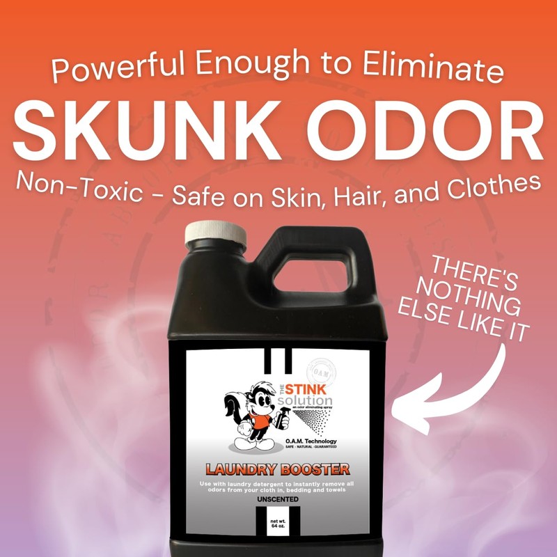 The Stink Solution Laundry Booster Deodorizer For Strong Odor to