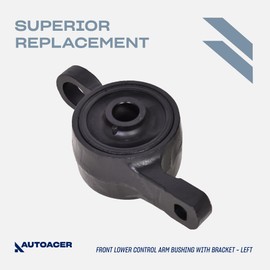 AUTOACER Control Arm Repair Kit 2 Piece - Front Lower Control Arm Bushings Fitted into the Bracket (Left & Right) for LS430 2001-2006 (All Trims & Models), OEM# 48652-50050, 48640-50050, 48655-50012