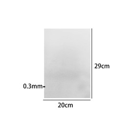 10PCS A4 Shrinking Plastic Sheets 20CM*29CM*0.3MM,Semi-Transparent Shrinking Film Art Paper for Craft and Art Supplies