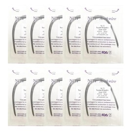 Dentasop 100 Piezas Arcos Niti, Arcos Ni-ti, Archwire Niti, Arcos Dental, Arcos Ortotoncia, Archwire Dental, Ortodontic Wires, (18 Inferior)