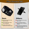 BOXOB 2pcs Magnetic Cigar Holder for Golf Cart, Portable Cigar