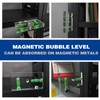 Geonassur Magnetic T type 90°/180° 2 Different Bubbles Shatterproof Cross