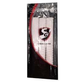 Sg White Hexa Cricket bat Grip Pack of 3