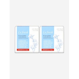 Organic 100% cotton cover vegan sanitary pad medium size 2 packs (28 sheets) / 유기농 100% 순면커버 비건생리대 중형 2팩 (28매)