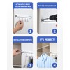 BaiNong 12 inch Valet Rod for Closets Pull Out Closet