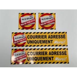 PRIBOY.ca: Pas de publicité. Pas de dépliants. Courrier adressé uniquemnt. No Junk mail sticker (french version).