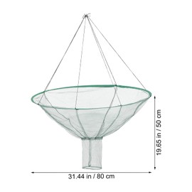 BESPORTBLE Bait Fish Trap Foldable Portable Fish Trap Fishing Net Trap Umbrella Fishing Net for Catching Bait Fish Crabs Shrimp