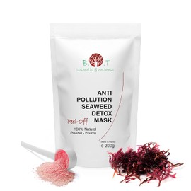 B.O.T Cosmetic & Wellness - Translucent Anti-Pollution Peel-Off Mask | Alginate & Red Seaweed | Antioxidant, Detoxifying, Brightening | Anti-Ageing, Moisturising, 200 g