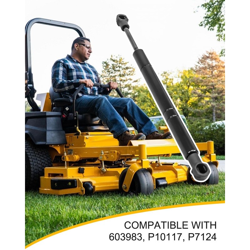 Amortiguador de dirección 603983 P10117 P7124 compatible con Hustler Raptor