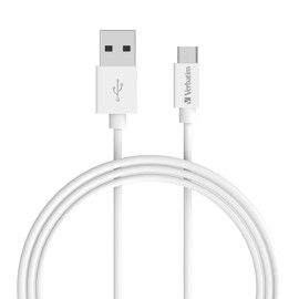 Verbatim Charge & Sync MicroUSB Cable 1m - White