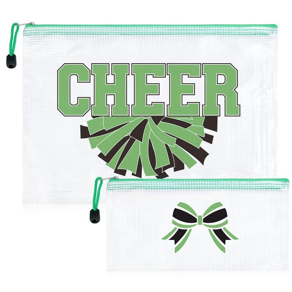 SOIDRAM 2 Pcs Cheer Bag Cheer Makeup Bag Gifts Zipper