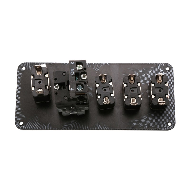 Toggle Switch Ignition 5 in 1 12V 40A Carbon Fibre