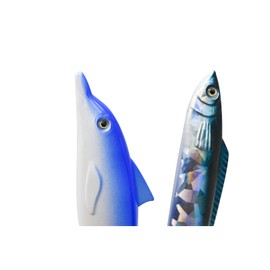 Lopenle 5PCS Fish Pens Shark Pens Clownfish Seahorse Pens Dolphin Pens Marine Animal Ballpoint Pens Black Ink Pen For School Supplies Birthday Party