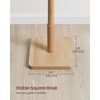 VASAGLE Solid Wood Coat Rack, Free Standing Hall Coat Tree