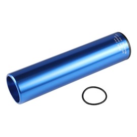5KU Blue Can Type Dummy Training Silencer (Can be equipped with Tracer / 0.6 inch (14 mm) Reverse Screw, Large 6.1 inches (15.5 cm)